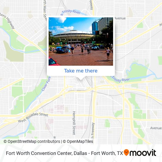 Fort Worth Convention Center map