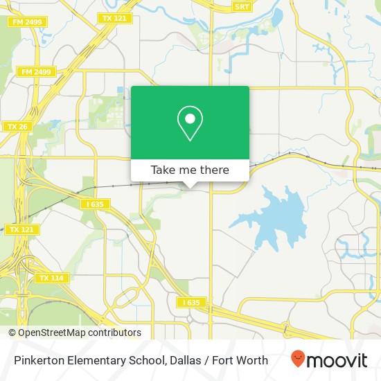 Pinkerton Elementary School map