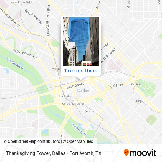 Mapa de Thanksgiving Tower