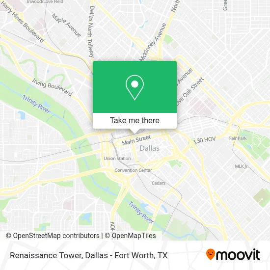 Renaissance Tower map