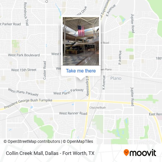 Collin Creek Mall map