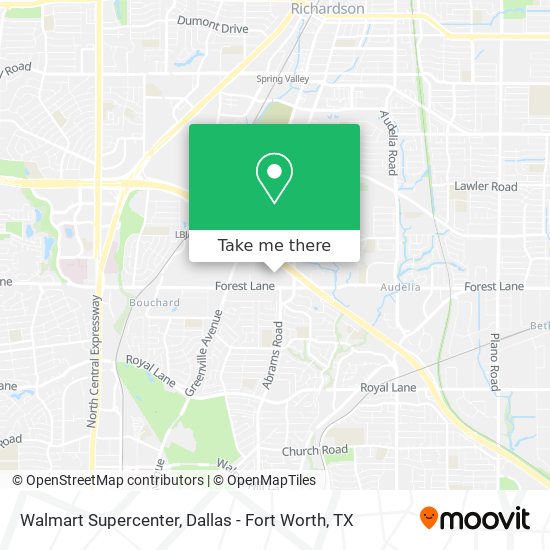 Walmart Supercenter map