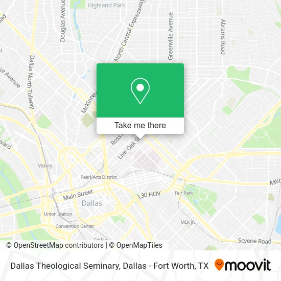 Dallas Theological Seminary map