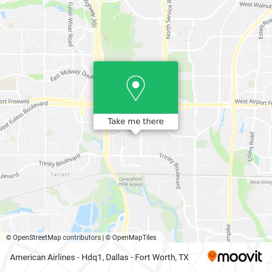 Mapa de American Airlines - Hdq1
