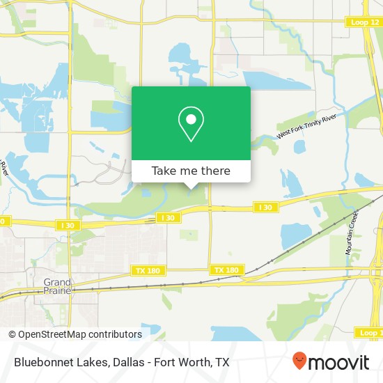 Bluebonnet Lakes map