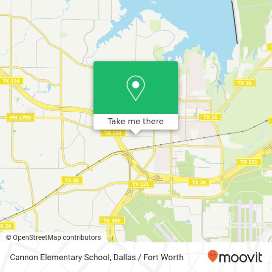 Cannon Elementary School map