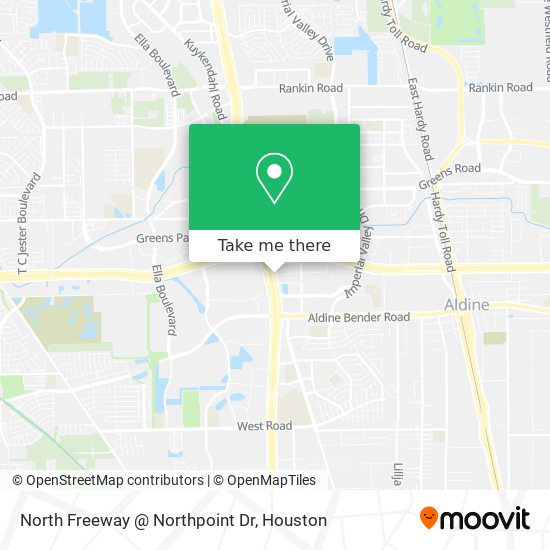 North Freeway @ Northpoint Dr map