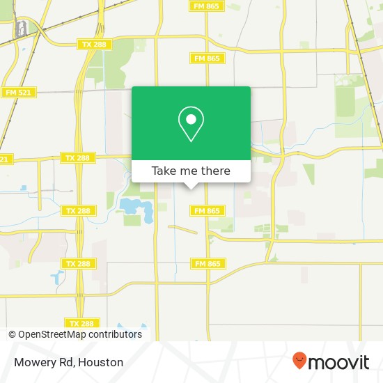 Mapa de Mowery Rd
