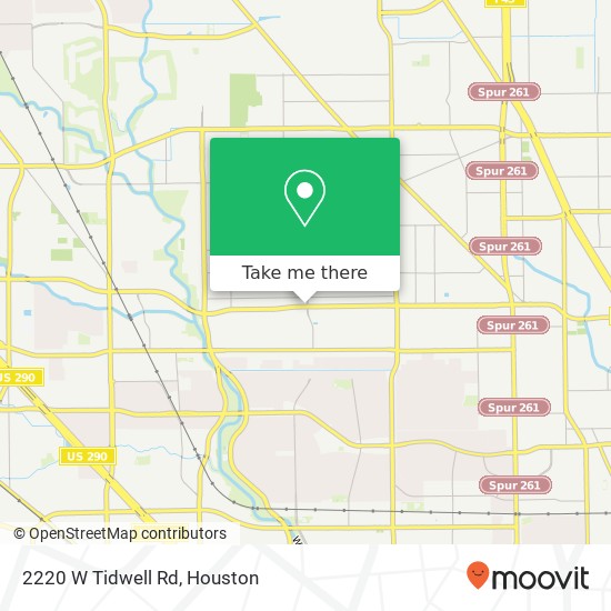 Mapa de 2220 W Tidwell Rd