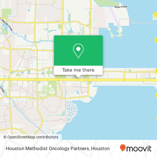 Mapa de Houston Methodist Oncology Partners