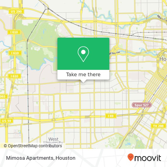 Mimosa Apartments map