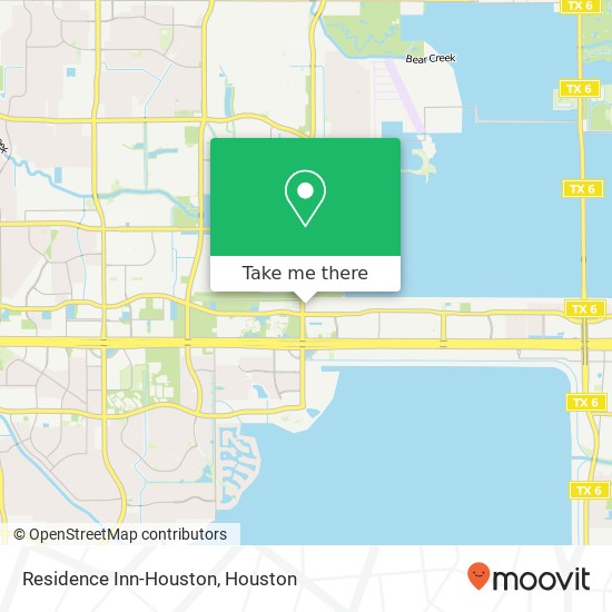 Mapa de Residence Inn-Houston