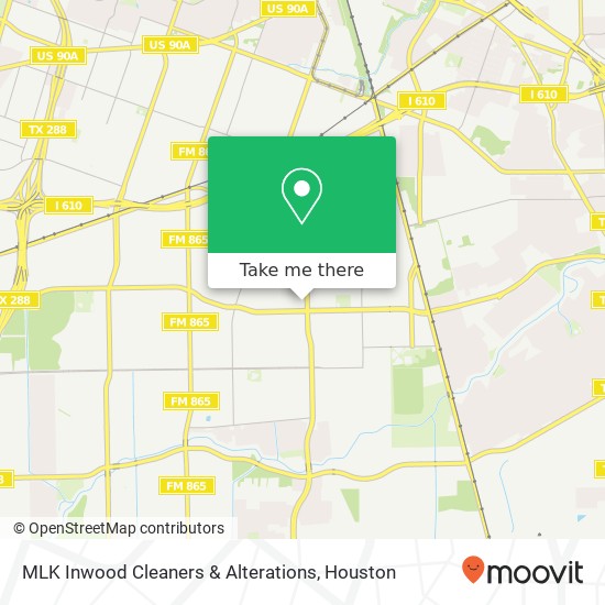 MLK Inwood Cleaners & Alterations map