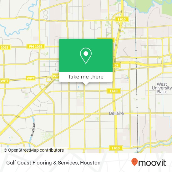 Gulf Coast Flooring & Services map