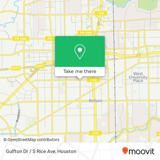 Gulfton Dr / S Rice Ave map