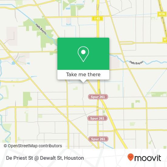 Mapa de De Priest St @ Dewalt St