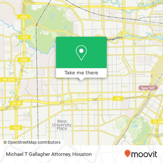 Mapa de Michael T Gallagher Attorney