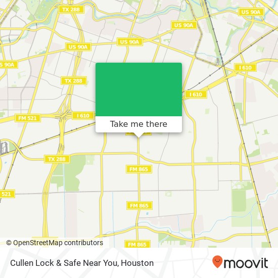 Mapa de Cullen Lock & Safe Near You