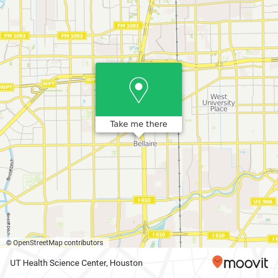 UT Health Science Center map