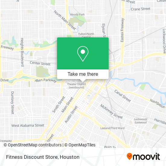 Mapa de Fitness Discount Store