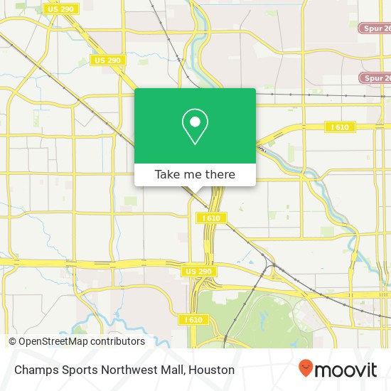 Mapa de Champs Sports Northwest Mall