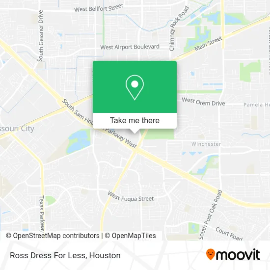 Ross Dress For Less map