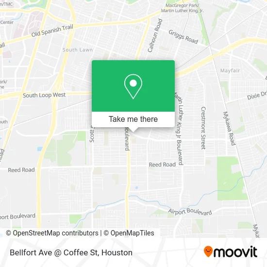 Bellfort Ave @ Coffee St map