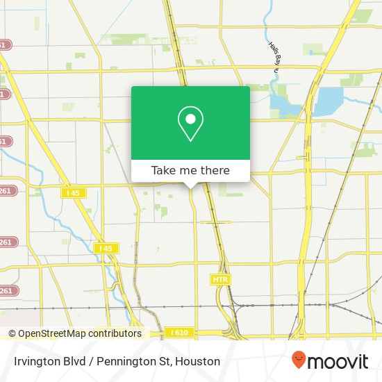 Irvington Blvd / Pennington St map