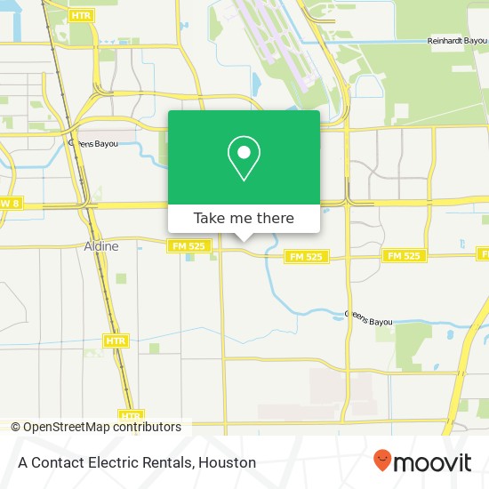 Mapa de A Contact Electric Rentals