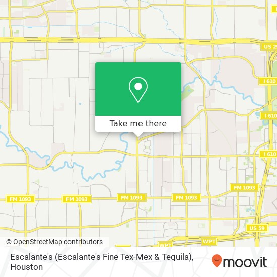 Mapa de Escalante's (Escalante's Fine Tex-Mex & Tequila)