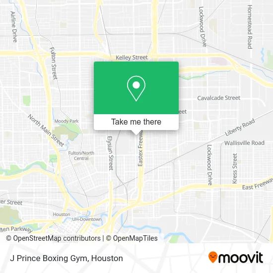 J Prince Boxing Gym map