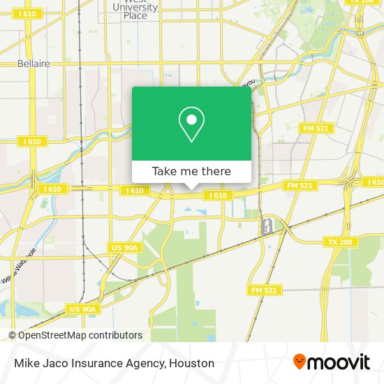 Mapa de Mike Jaco Insurance Agency