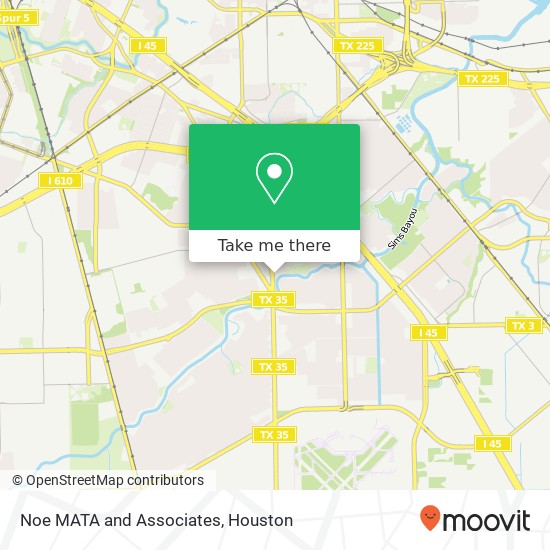 Noe MATA and Associates map