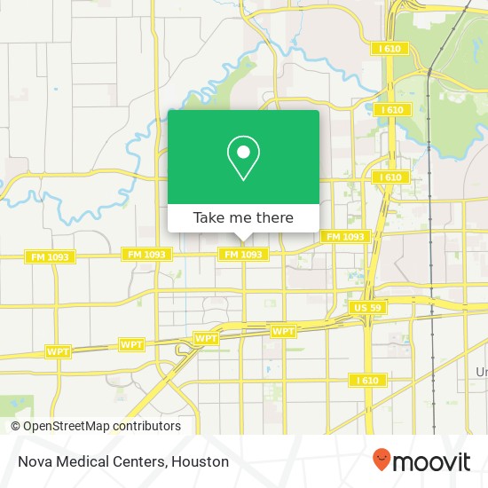 Nova Medical Centers map