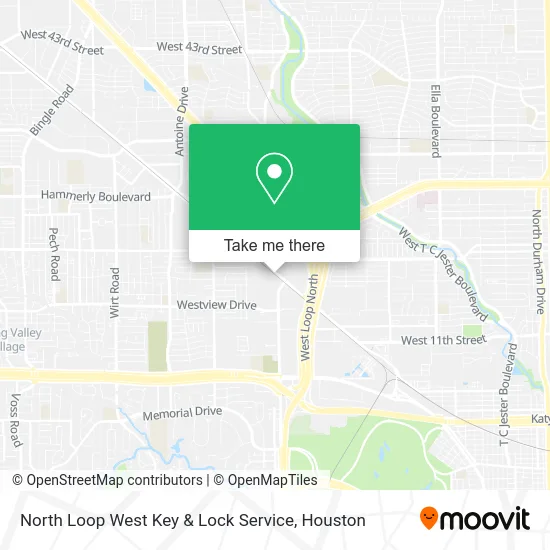 Mapa de North Loop West Key & Lock Service