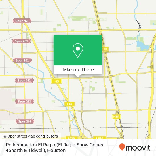 Pollos Asados El Regio (El Regio Snow Cones 45north & Tidwell) map