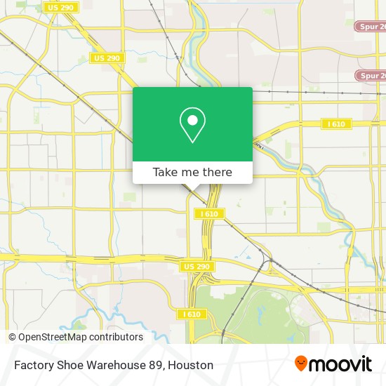 Mapa de Factory Shoe Warehouse 89