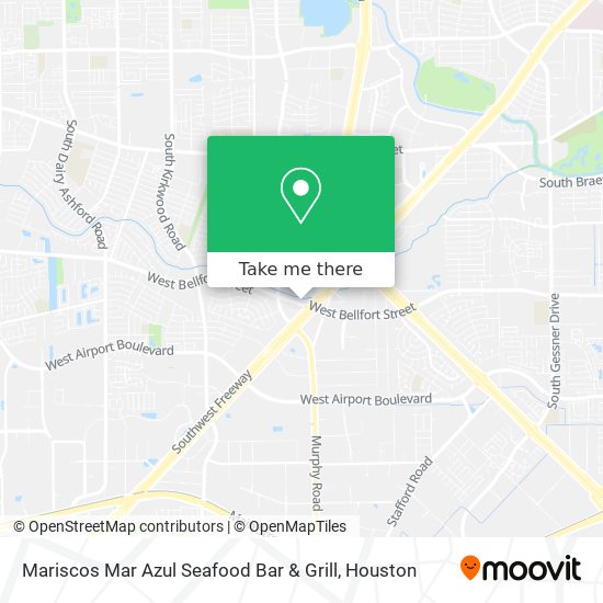 How to get to Mariscos Mar Azul Seafood Bar & Grill in Houston by Bus?