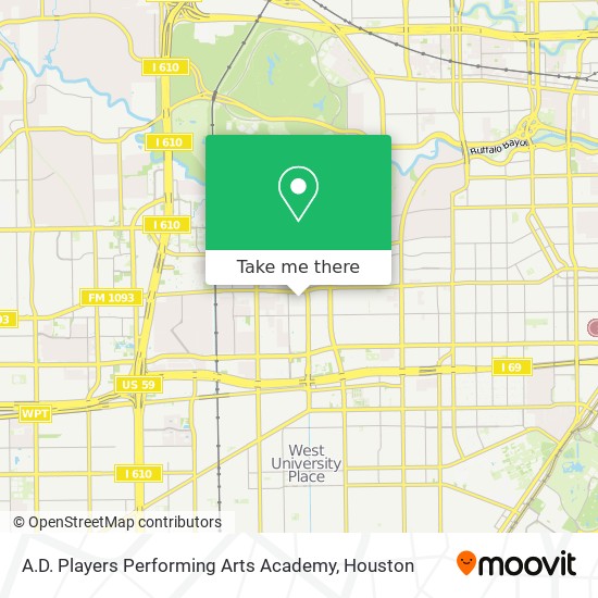 Mapa de A.D. Players Performing Arts Academy