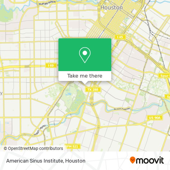 Mapa de American Sinus Institute