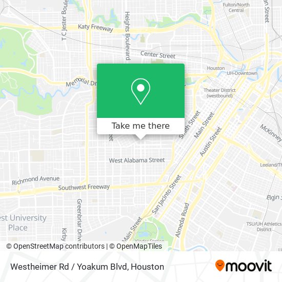 Mapa de Westheimer Rd / Yoakum Blvd