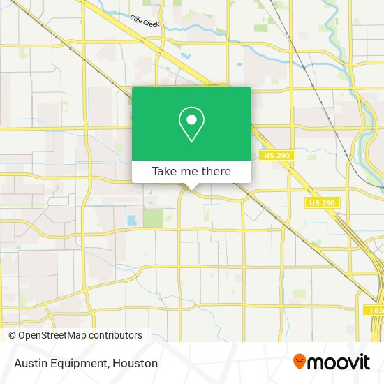 Austin Equipment map