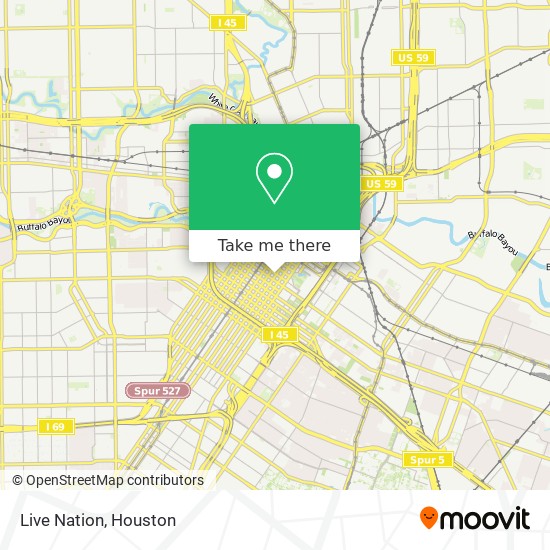 Live Nation map