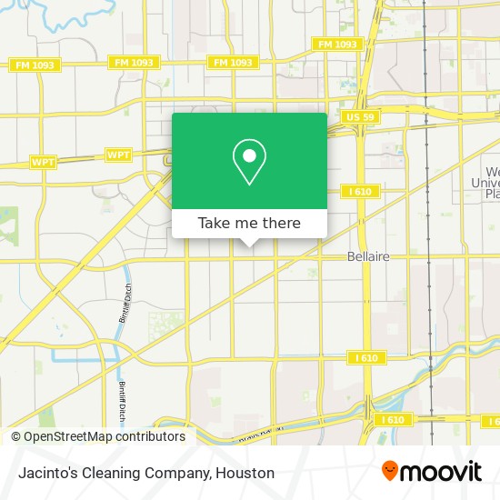 Jacinto's Cleaning Company map