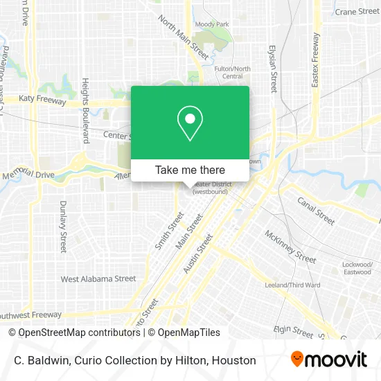 C. Baldwin, Curio Collection by Hilton map