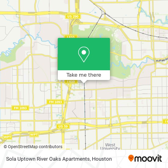 Sola Uptown River Oaks Apartments map