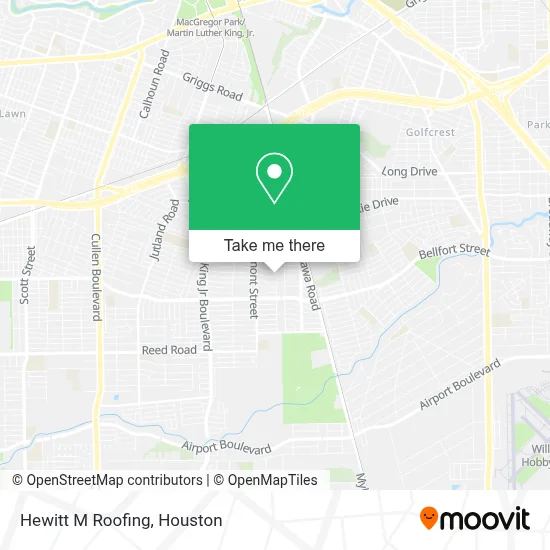 Hewitt M Roofing map