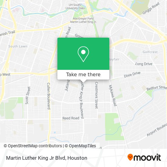 Mapa de Martin Luther King Jr Blvd