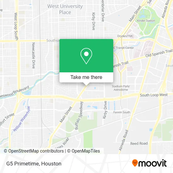 Mapa de G5 Primetime