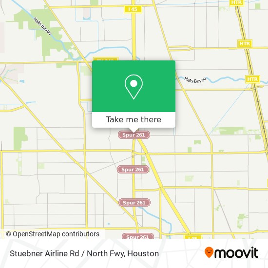 Mapa de Stuebner Airline Rd / North Fwy